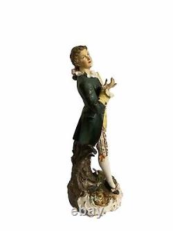 Volkstedt Rudolstadt German Figurine circa late 19th Century Gallant Young Man