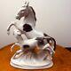 Vtg Fasold Stauch Wallendorf Horse Porcelain Figurine Germany Mare Foal Rare