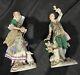 Vtg German Porcelain Figurine Couple W Sheep Perfect Fingers 9