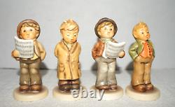 Vtg Hummel KINDER CHOIR Collection 8 Figurines & 2-Piece Base with Lamp