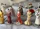 Vtg Lot Of 10 Mint World's Most Beautiful Brides Miniature Figurines Set Germany