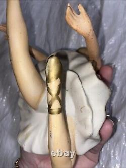 Vtg Wallendorf Shaubach Kunst Porcelain Ballerina Figures Swan Lake Set Of 2