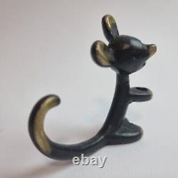 WALTER BOSSE Bronze Mouse Pen Holder Hedgehog Ashtray Vintage Germany