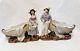 Wkc Germany Antique Bisque Figurines Boy & Girl With Boats