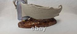 WKC Germany Antique Bisque Figurines Boy & Girl with Boats