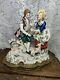Wonderful Antique German Meissen  Lovers Sheep Birds Porcelain Figurine