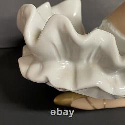 Wallendorf Vintage German Porcelain Swan Ballerina Figurine