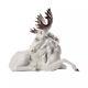 White Royal Elk Vintage Figurine Porcelain By Hutschenreuther Germany 1939-1965